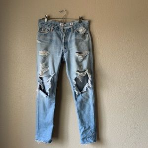 Re/Done Distressed Jeans